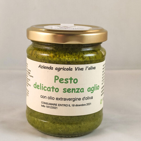 Pesto delicato senza aglio