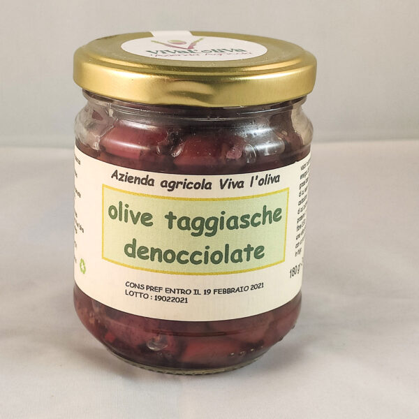 Olive taggiasche denocciolate